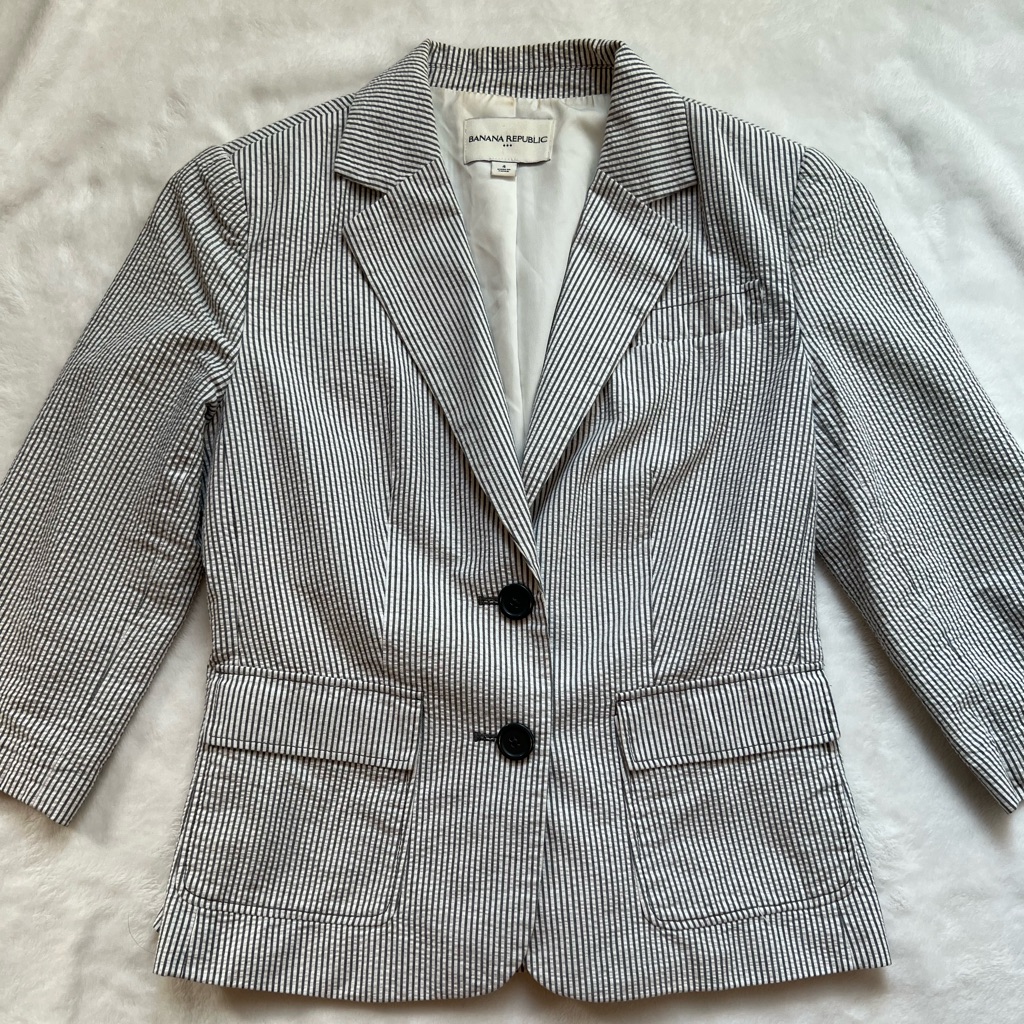 Banana Republic Pinstripe Blazer
